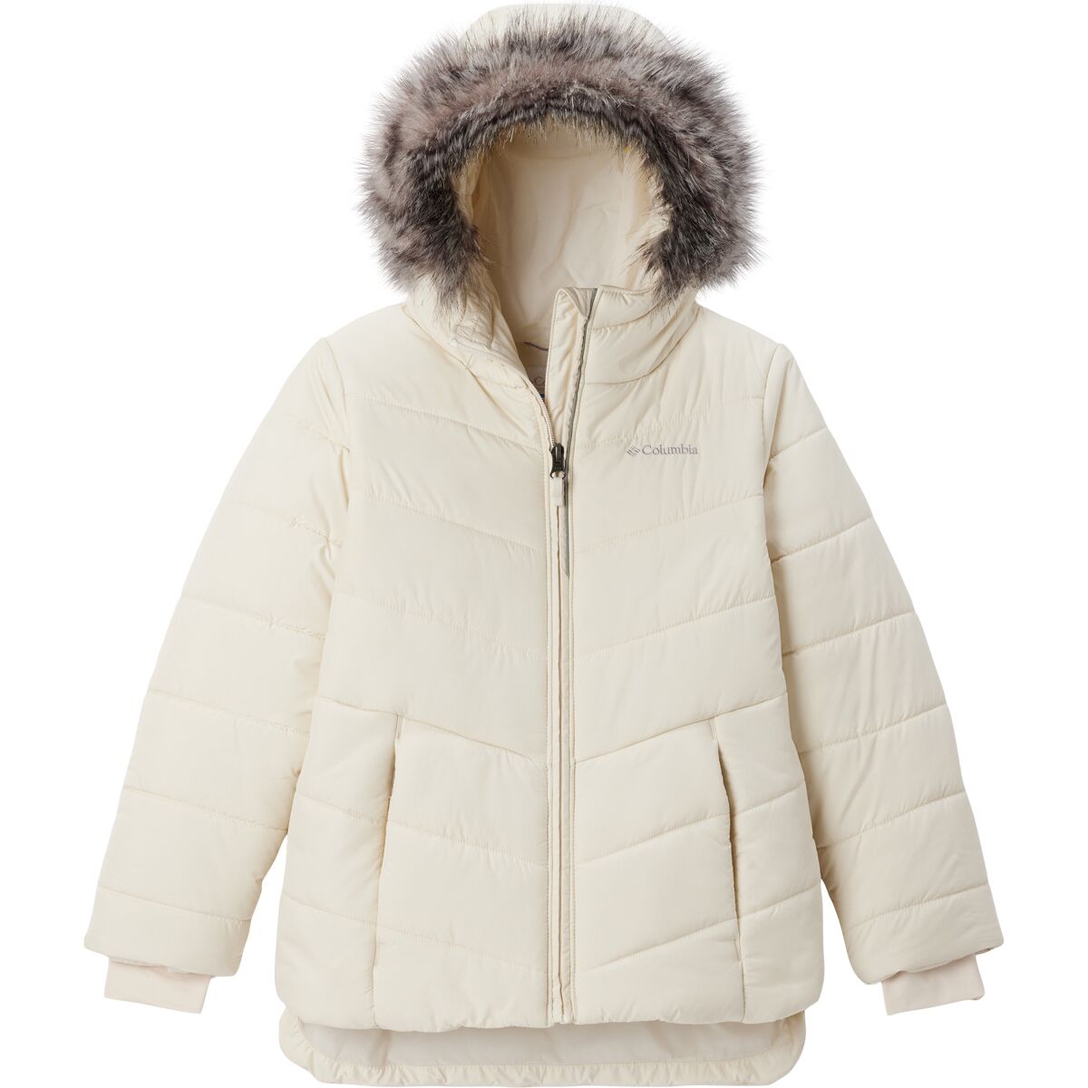 Image of Columbia Katelyn Crest III Hooded Jacket - Girls' Chalk, XS