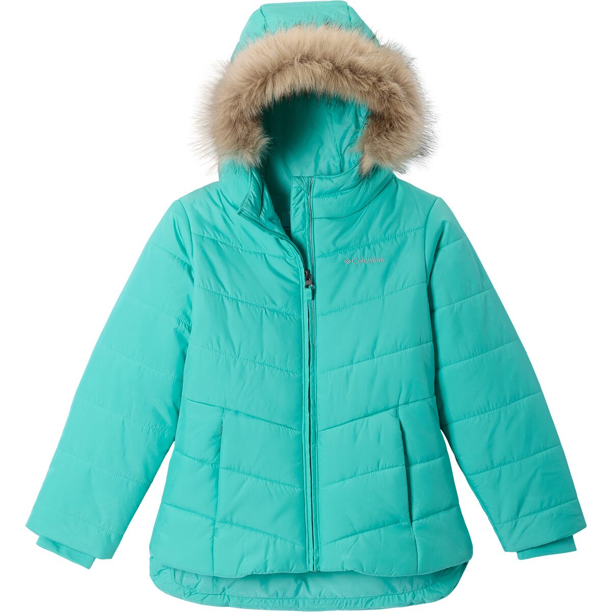 Image of Columbia Katelyn Crest III Hooded Jacket - Girls' Dolphin, S
