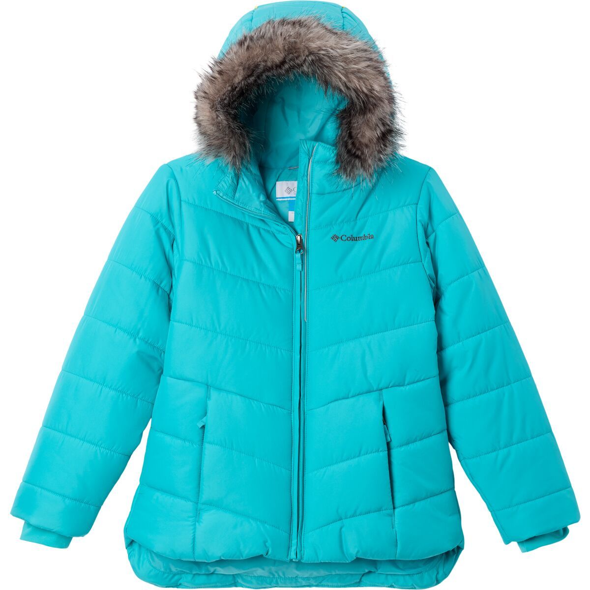 Image of Columbia Katelyn Crest III Hooded Jacket - Girls' Geyser, XL