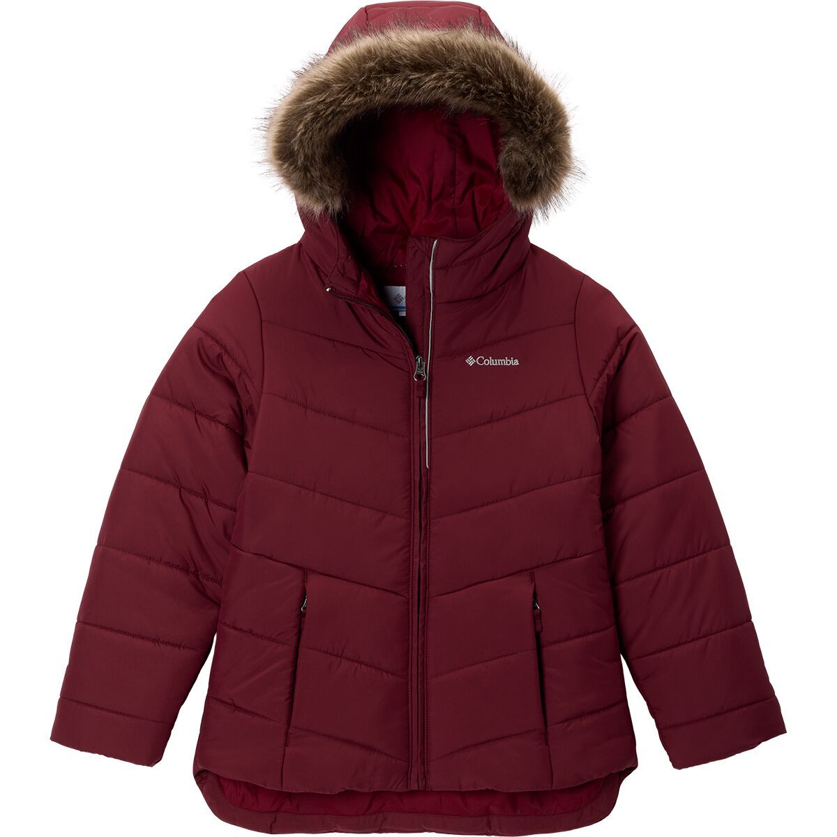 Image of Columbia Katelyn Crest III Hooded Jacket - Girls' Rich Wine, S
