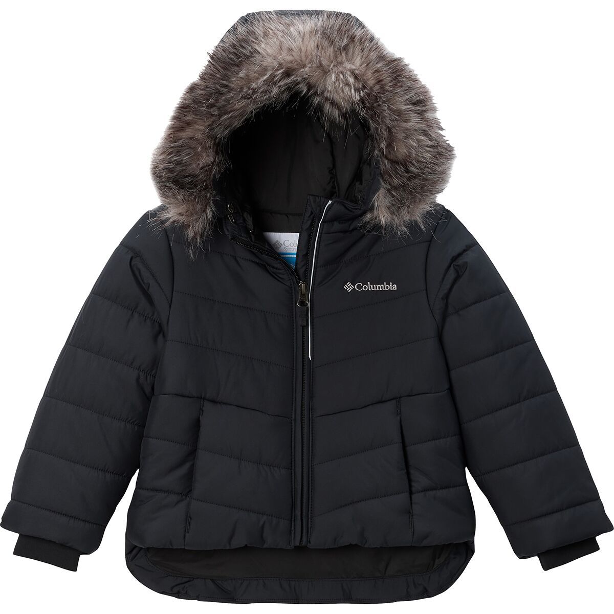 Columbia Katelyn Crest III Hooded Jacket - Toddler Girls' Black, 2T