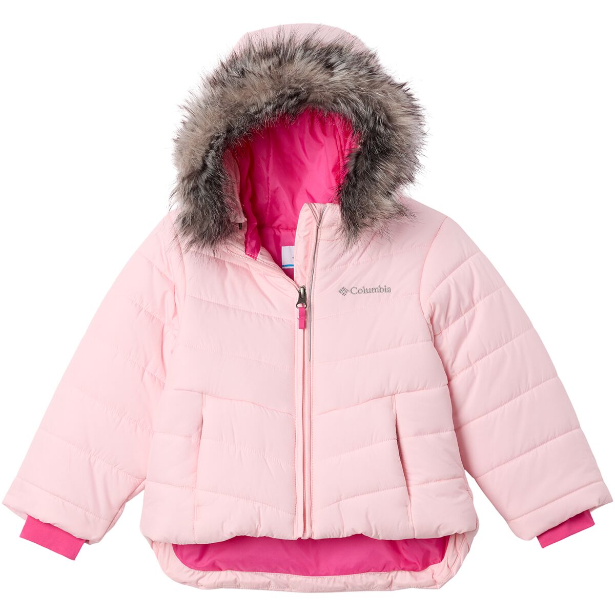 Image of Columbia Katelyn Crest III Hooded Jacket - Toddler Girls' Satin Pink, 2T