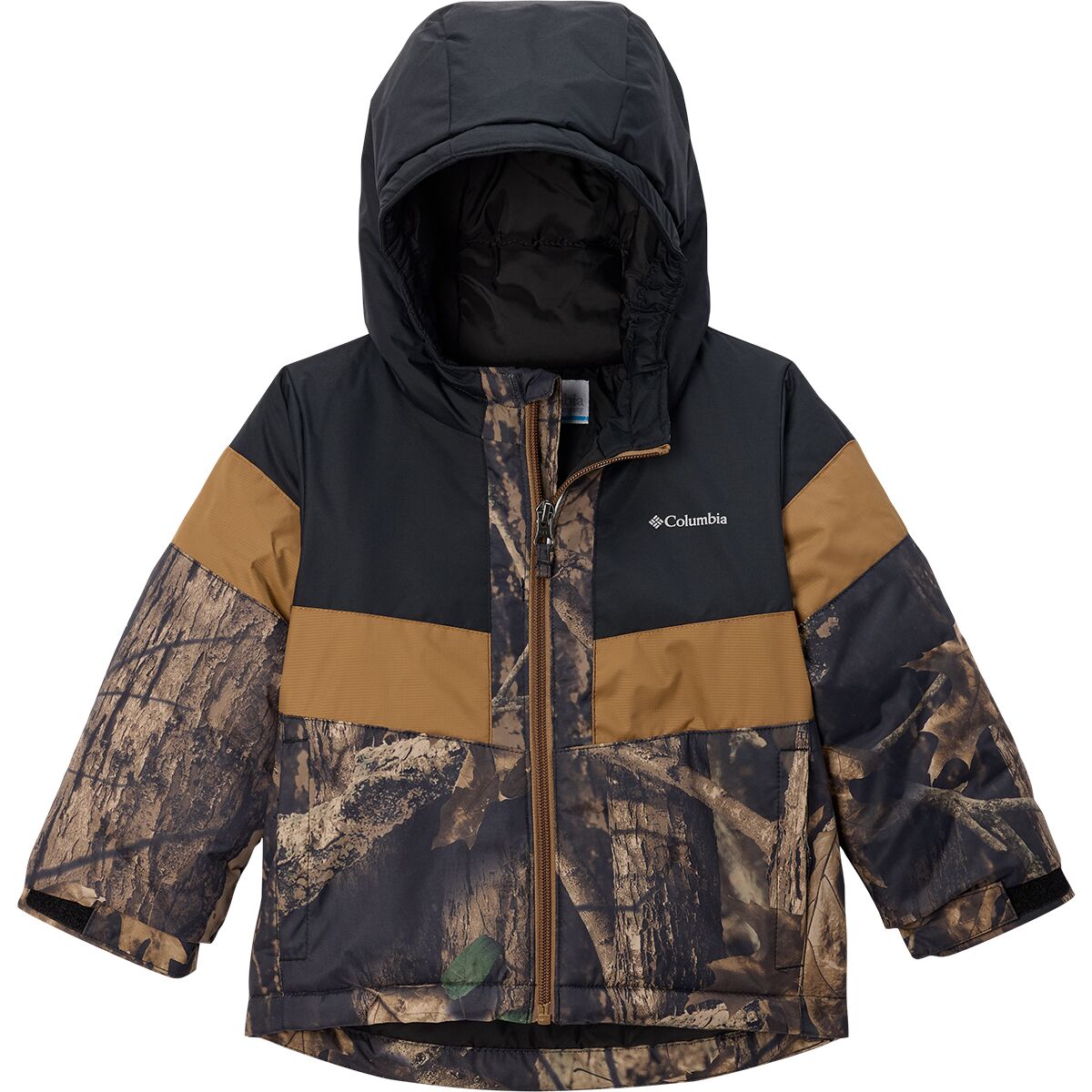 Image of Columbia Lightning Lift III Printed Jacket - Toddler Boys' Timberwolf/Black, 4T