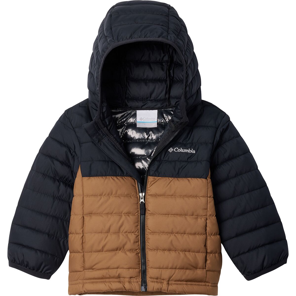 Image of Columbia Powder Lite II Hooded Jacket - Toddler Boys' Delta/Black, 2T