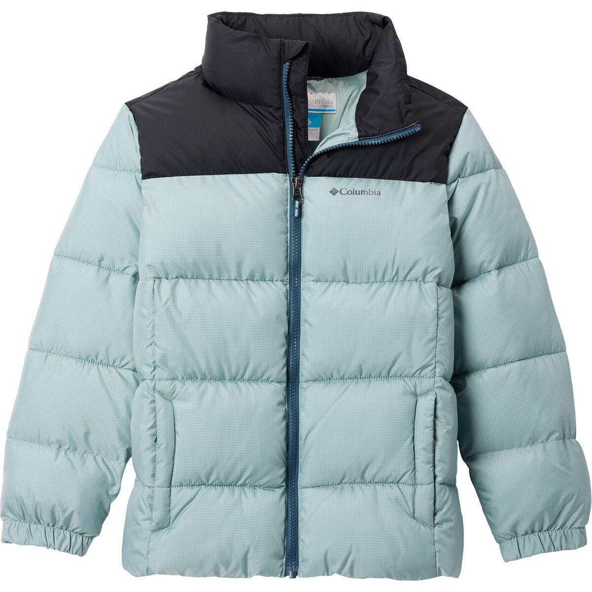 Image of Columbia Puffect II Jacket - Kids' Crushed Blue/Black, XS