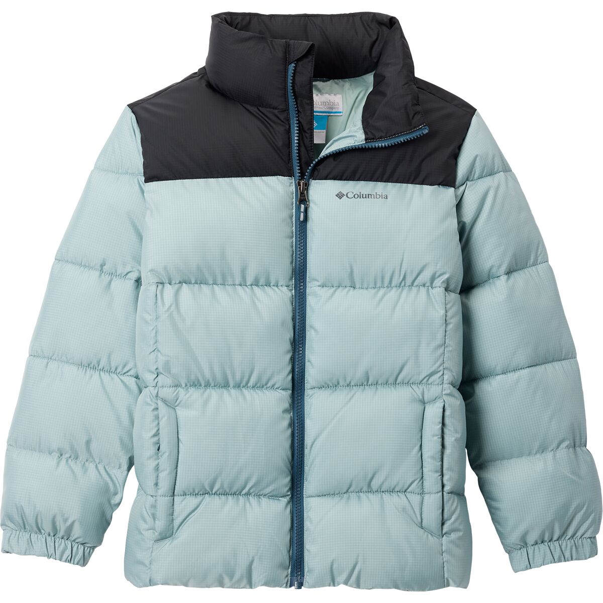 Image of Columbia Puffect II Jacket - Kids' Crushed Blue/Black, M