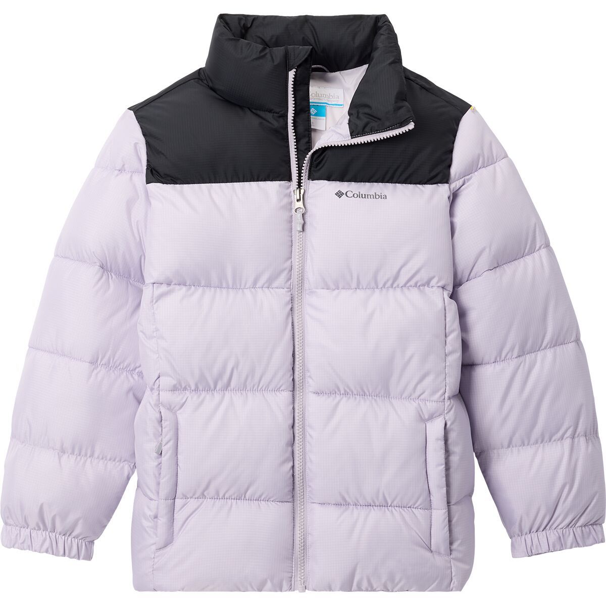 Image of Columbia Puffect II Jacket - Kids' Lavender Pearl/Black, M