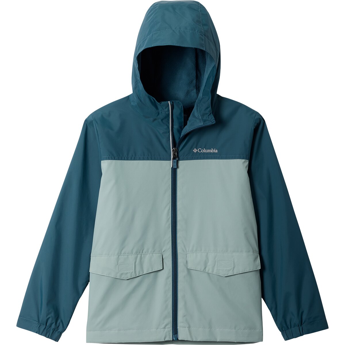 Image of Columbia Rain-Zilla II Jacket - Boys' Everblue/Crushed Blue, S