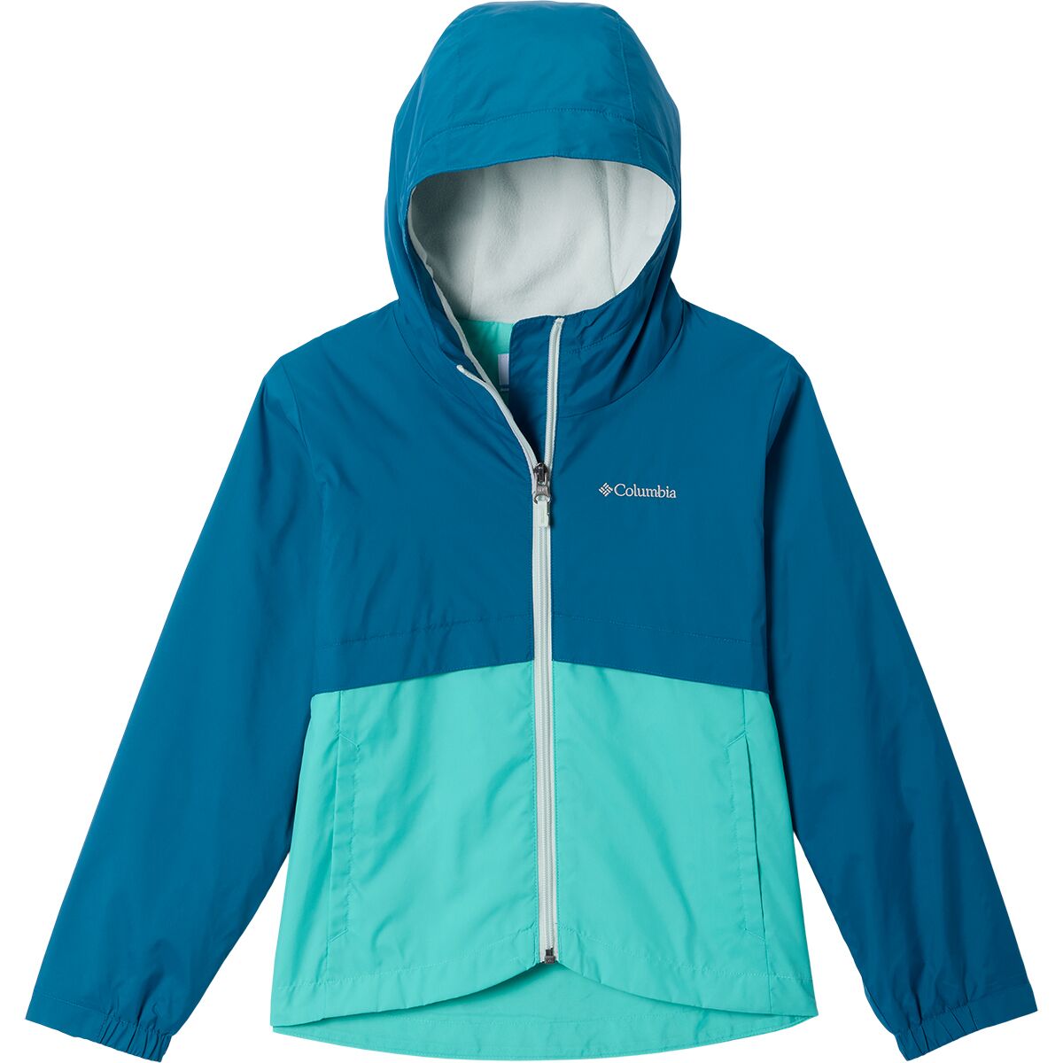 Image of Columbia Rain-Zilla II Jacket - Girls' Phoenix Blue/Dolphin, M