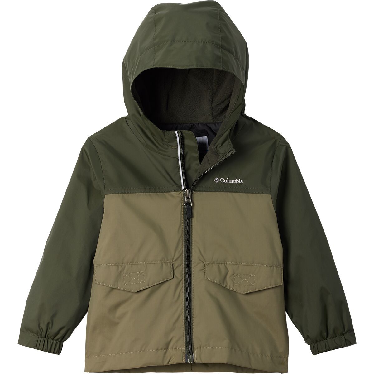 Image of Columbia Rain-Zilla II Jacket - Toddler Boys' Greenscape/Stone Green, 4T