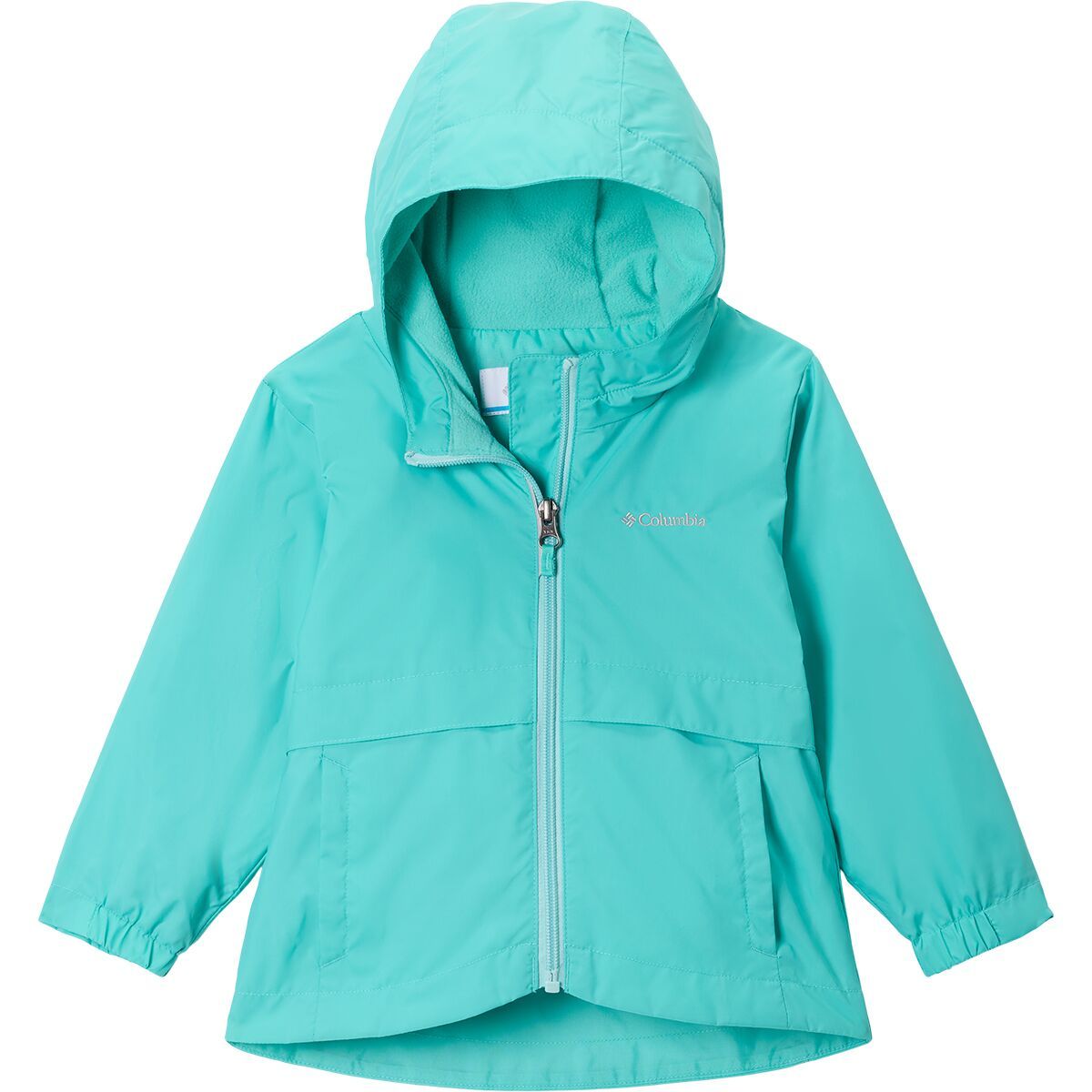 Image of Columbia Rain-Zilla II Jacket - Toddler Girls' Dolphin, 4T