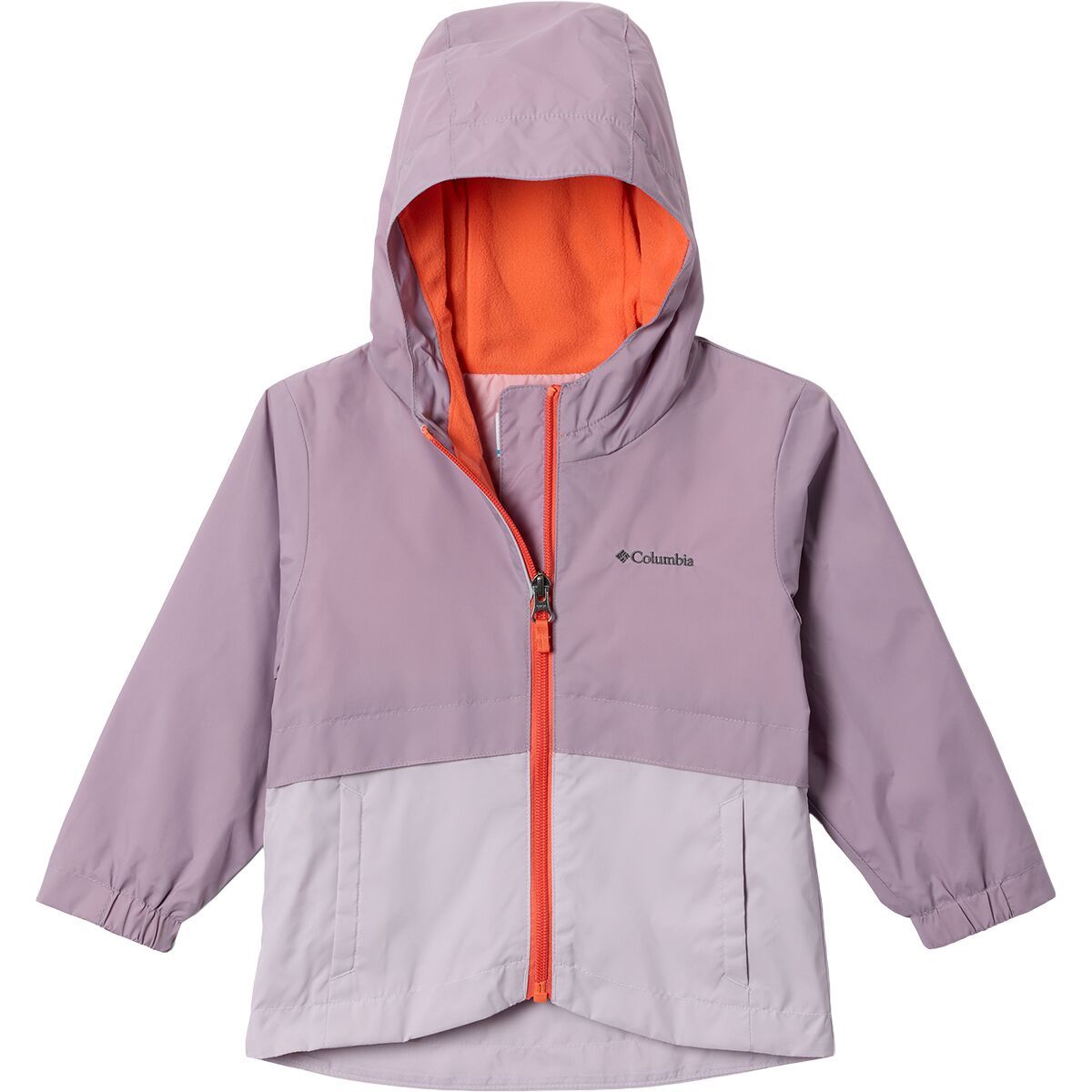 Image of Columbia Rain-Zilla II Jacket - Toddler Girls' Shale Purple/Lavender Pearl, 3T