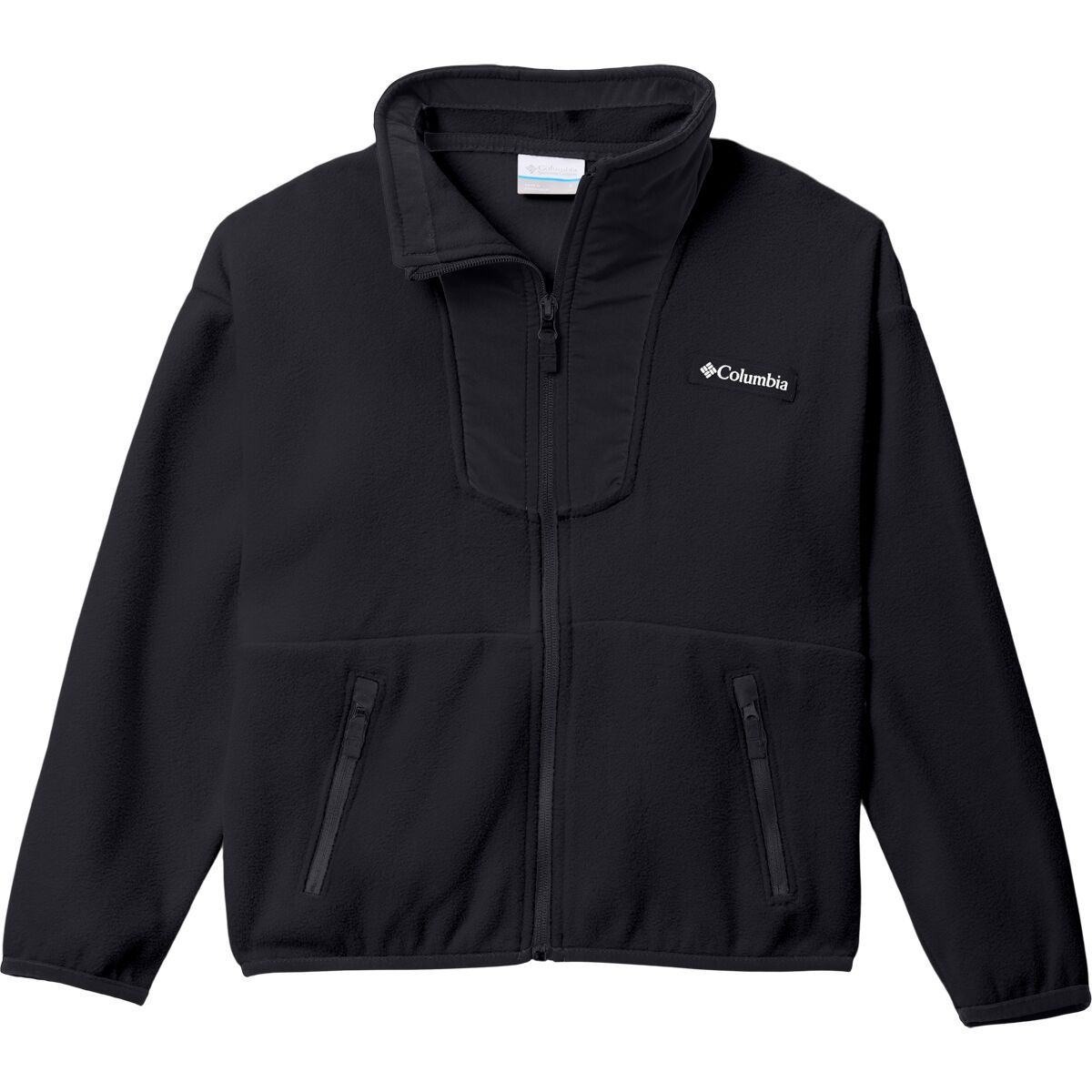 Image of Columbia Sequoia Grove Full-Zip Fleece Jacket - Kids' Black, XL