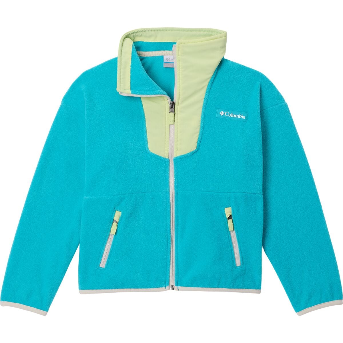 Image of Columbia Sequoia Grove Full-Zip Fleece Jacket - Kids' Geyser/Spring Yellow, L