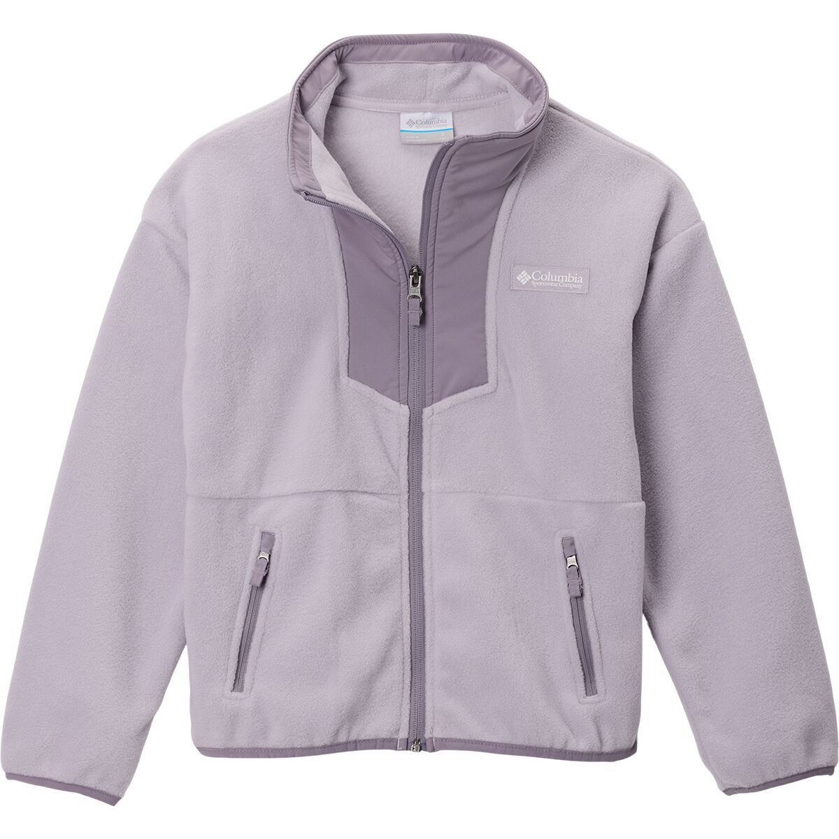 Image of Columbia Sequoia Grove Full-Zip Fleece Jacket - Kids' Lavender Pearl/Shale Purple, L