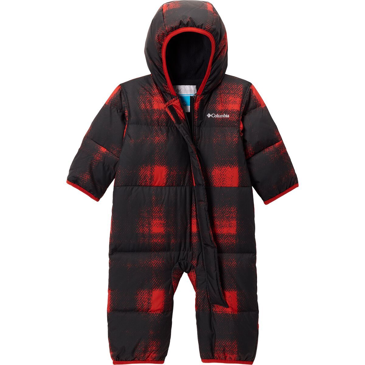 Image of Columbia Snuggly Bunny II Bunting - Infants' Sail Red Omblur Tonal/Black, 0/3M