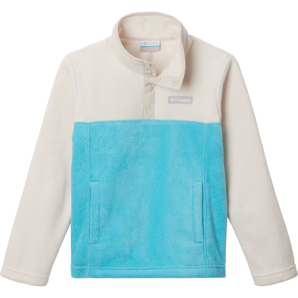 Image of Columbia Steens Mtn II 1/4 Snap Fleece Pull-Over - Kids' Geyser/Chalk, XXS