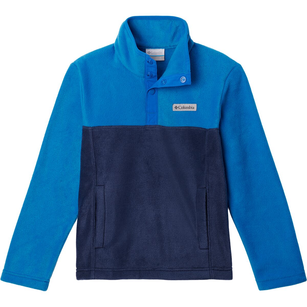 Image of Columbia Steens Mtn II 1/4 Snap Fleece Pull-Over - Toddlers' Collegiate Navy/Bright Indigo, 2T