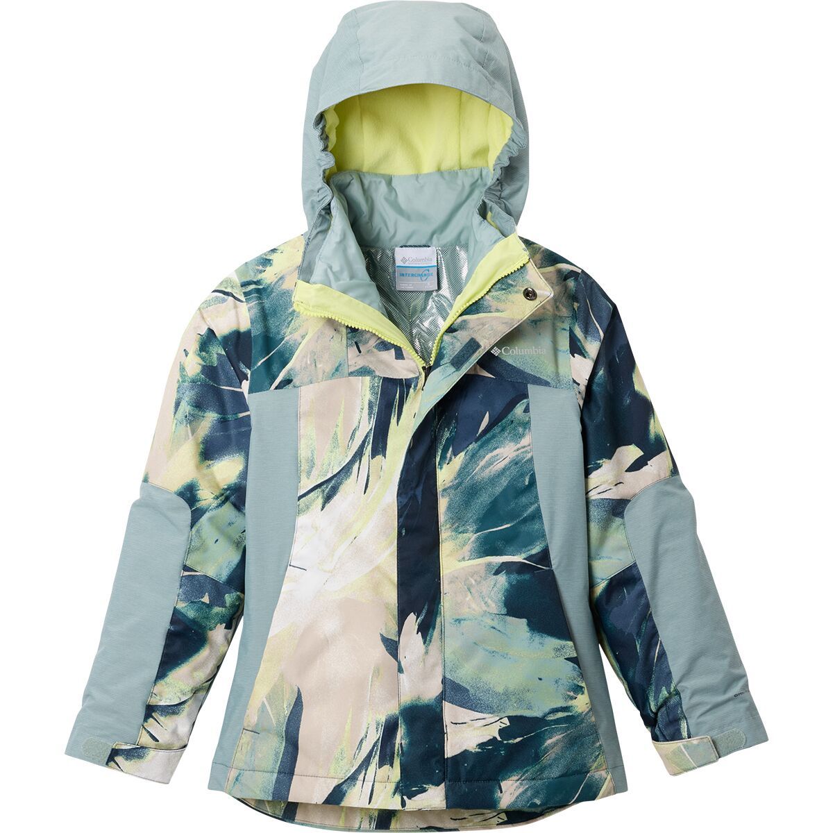 Image of Columbia Whirlibird III Interchange Jacket - Girls' Everblue Snowflight/Crushed Blue, M