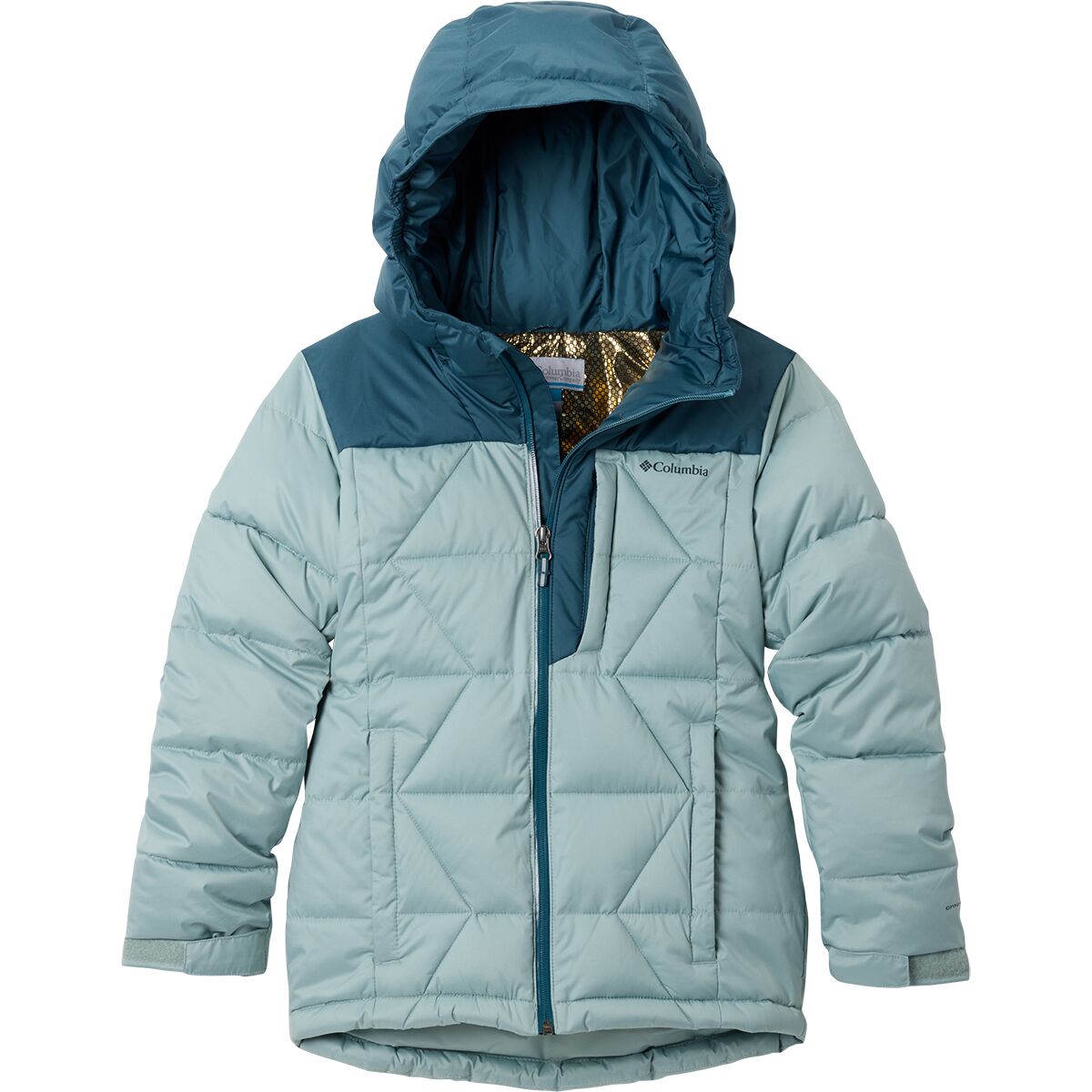 Image of Columbia Winter Powder III Quilted Jacket - Boys' Crushed Blue/Everblue, M