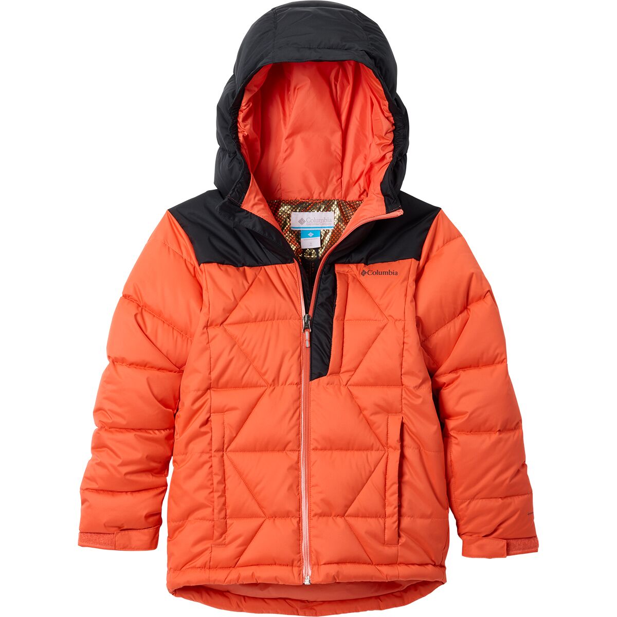 Image of Columbia Winter Powder III Quilted Jacket - Boys' Zing/Black, S