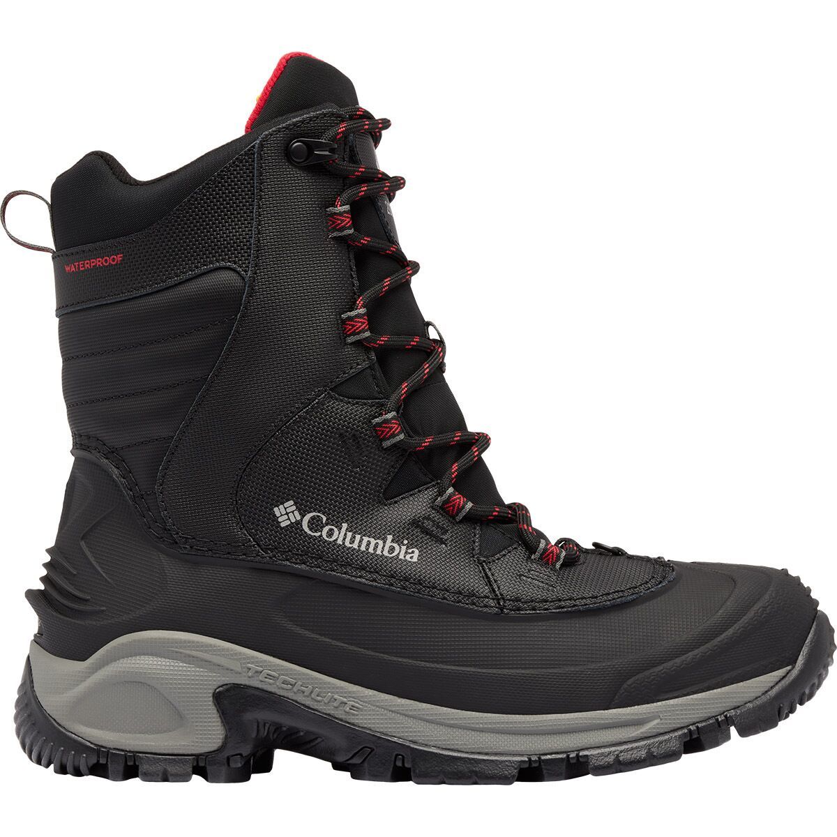 Columbia Bugaboot III Hiking Boot - Men's Black/Bright Red, 11.5
