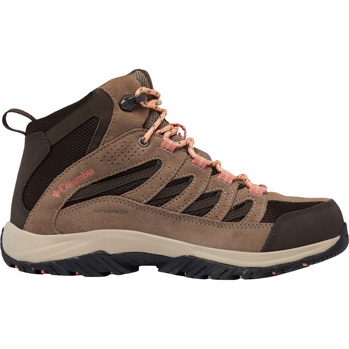 Image of Columbia Crestwood Mid Waterproof Hiking Boot - Women's Cordovan/Mud, 10.0