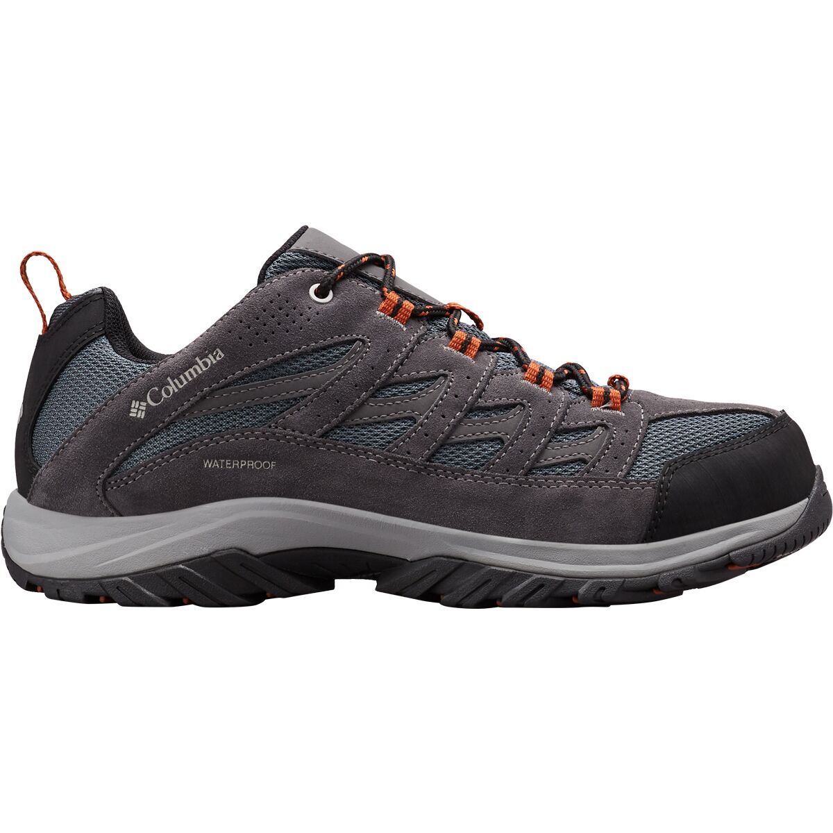 Image of Columbia Crestwood Waterproof Hiking Shoe - Men's Graphite/Dark Adobe, 9.0