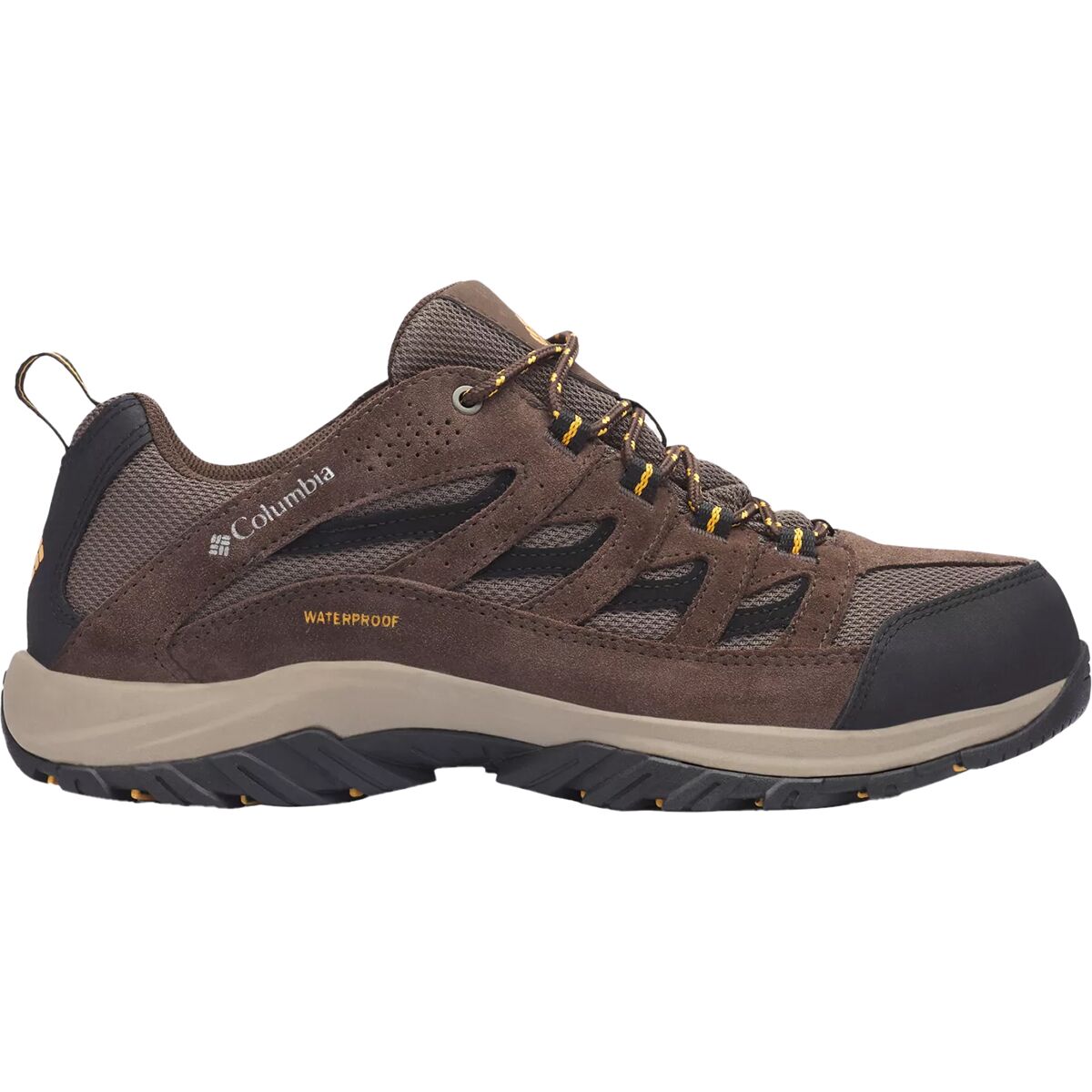 Image of Columbia Crestwood Waterproof Hiking Shoe - Men's Mud/Squash, 10.5