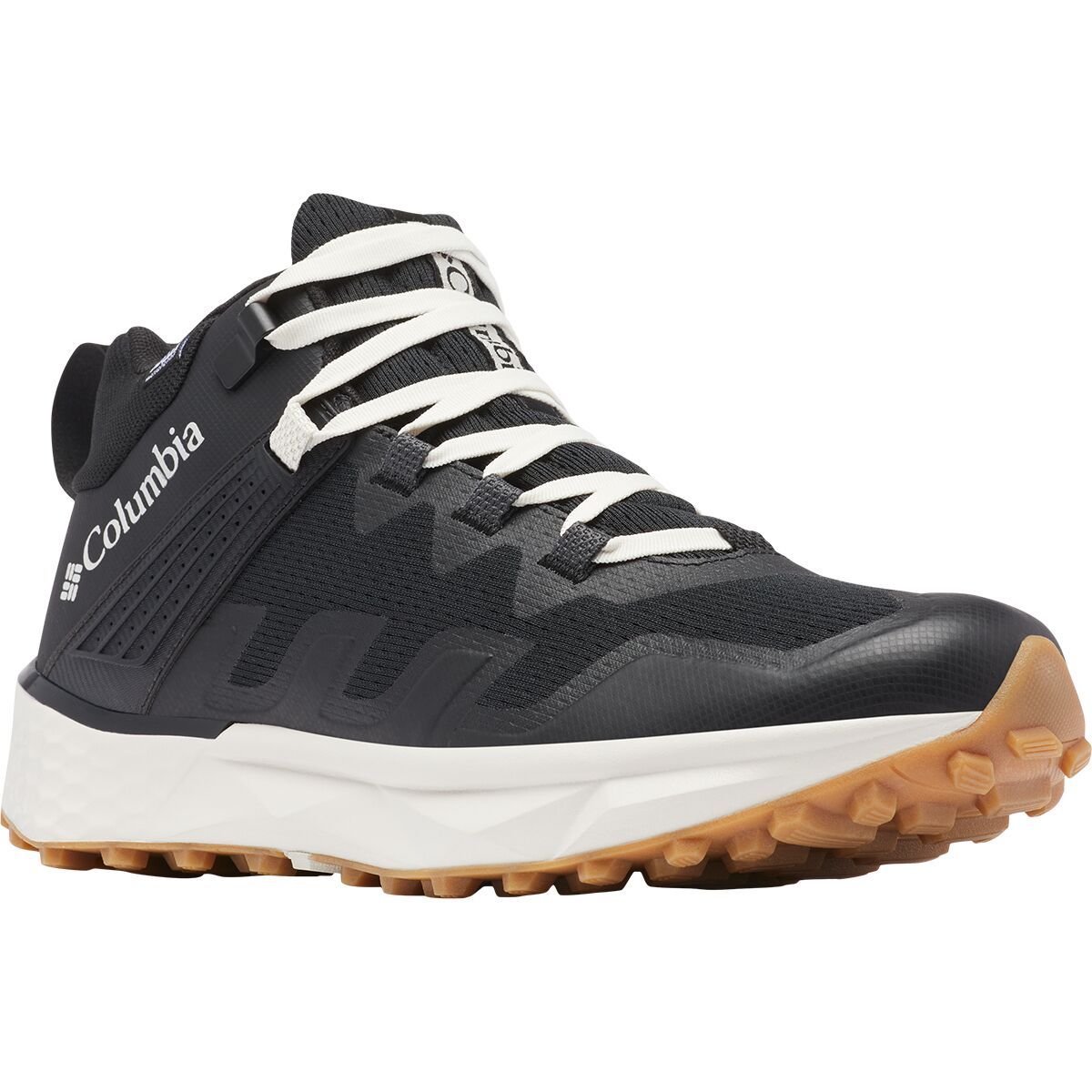Image of Columbia Facet 75 Mid Outdry Hiking Shoe - Men's Black/Light Sand, 9.0