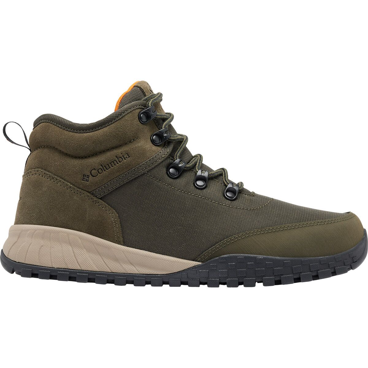 Image of Columbia Fairbanks Mid Boot - Men's Deep Olive/Desert Sun, 11.0