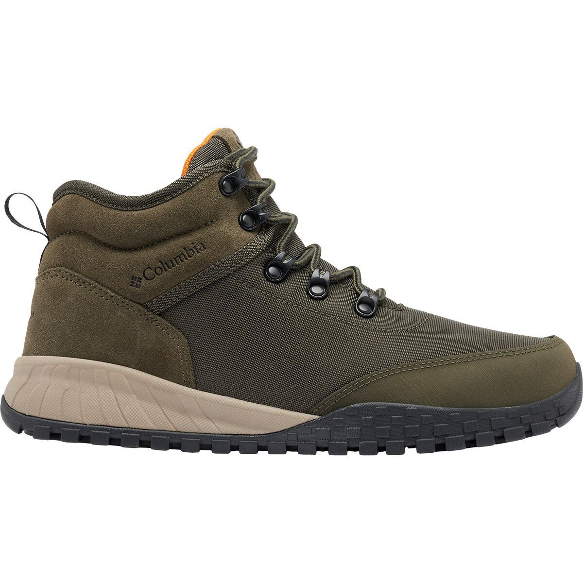 Image of Columbia Fairbanks Mid Boot - Men's Deep Olive/Desert Sun, 10.0