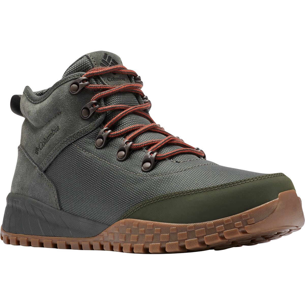 Image of Columbia Fairbanks Mid Boot - Men's Gravel/Dark Moss, 12.0