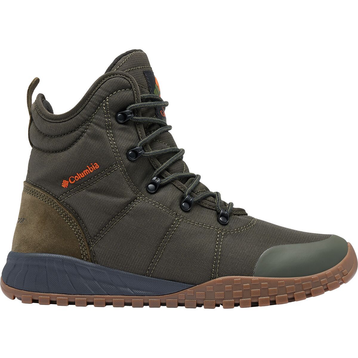 Image of Columbia Fairbanks Omni-Heat Boot - Men's Deep Olive/Desert Sun, 8.5
