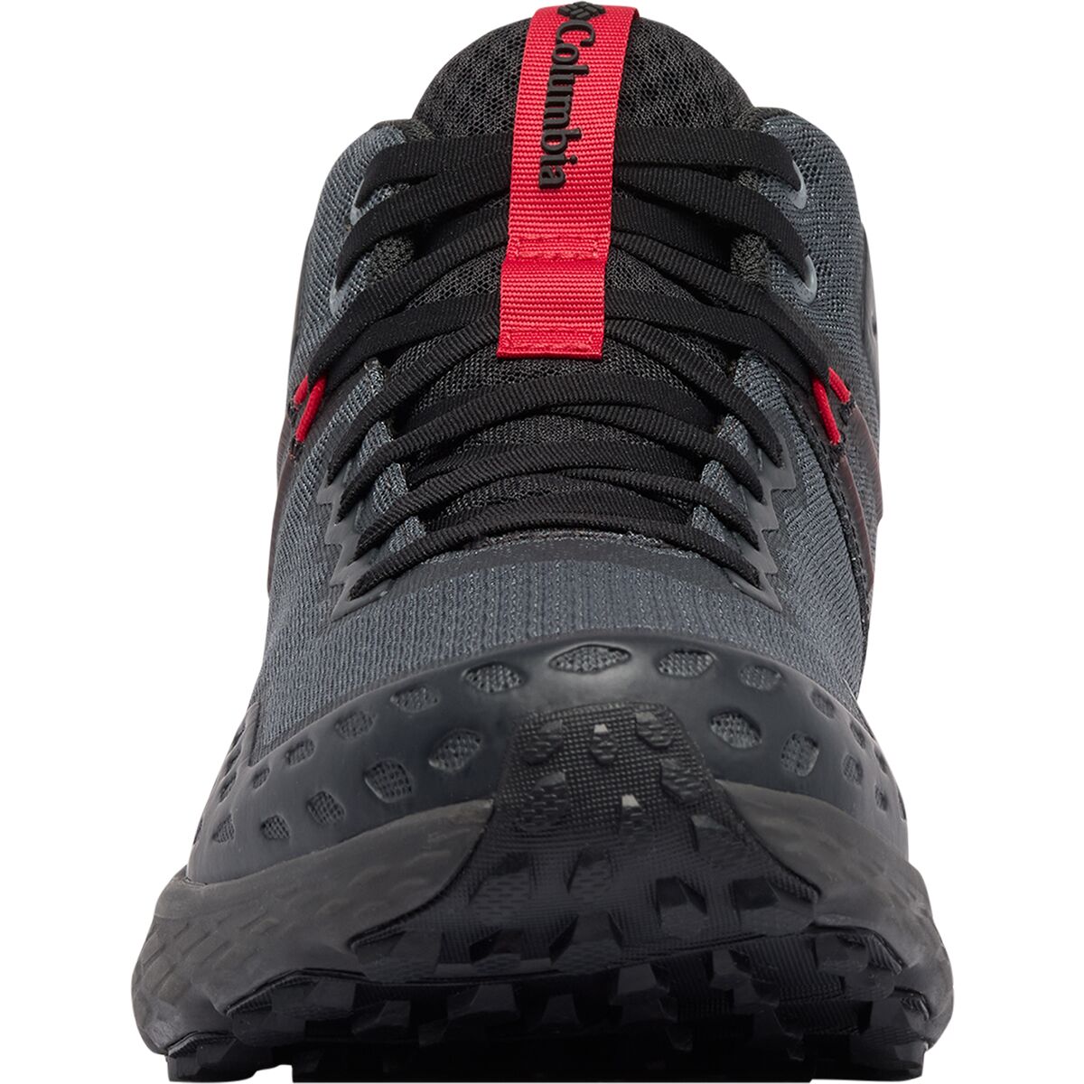 Columbia Heren Konos TRS Outdry Mid, Mid Rise Trekking- en wandelschoenen, donkergrijs, bergrood, 9, Donkergrijs Mountain Rood, 43 EU