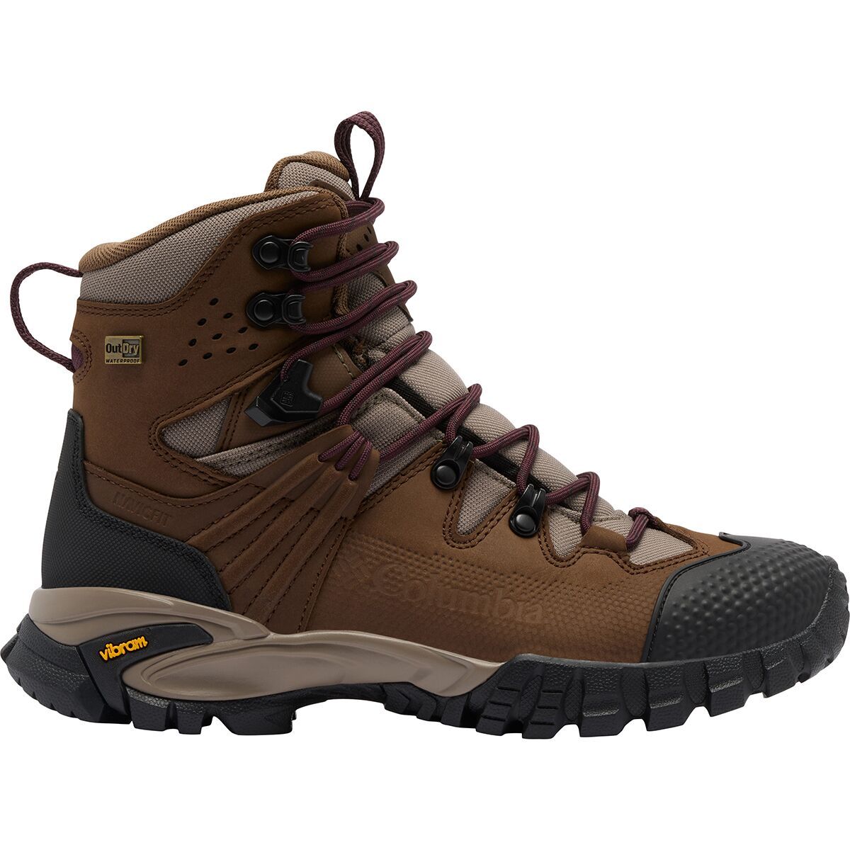 Image of Columbia GeoTerra OutDry LTR Boot - Women's Dark Brown/Moonvista, 6.5