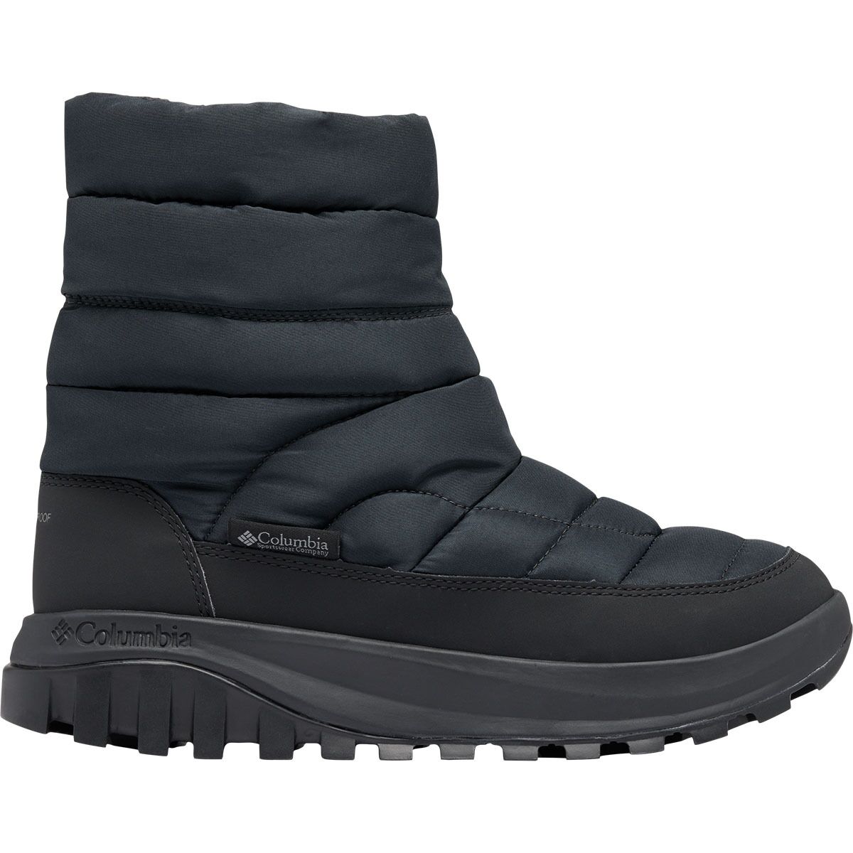 Image of Columbia Snowtrot Mid Boot - Women's Black/Titanium II, 8.5