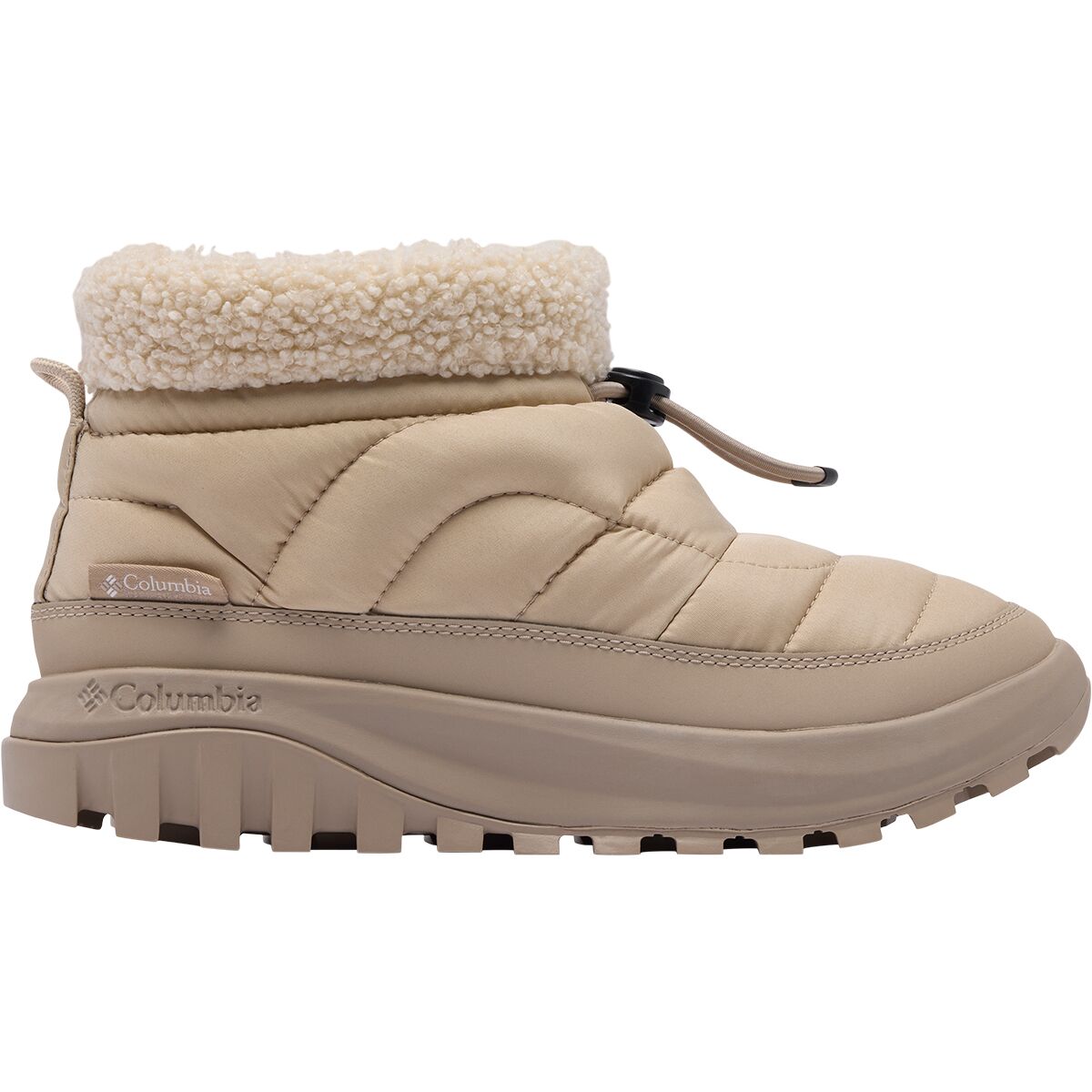 Image of Columbia Snowtrot Shorty Boot - Women's Ancient Fossil/Oxford Tan, 10.0