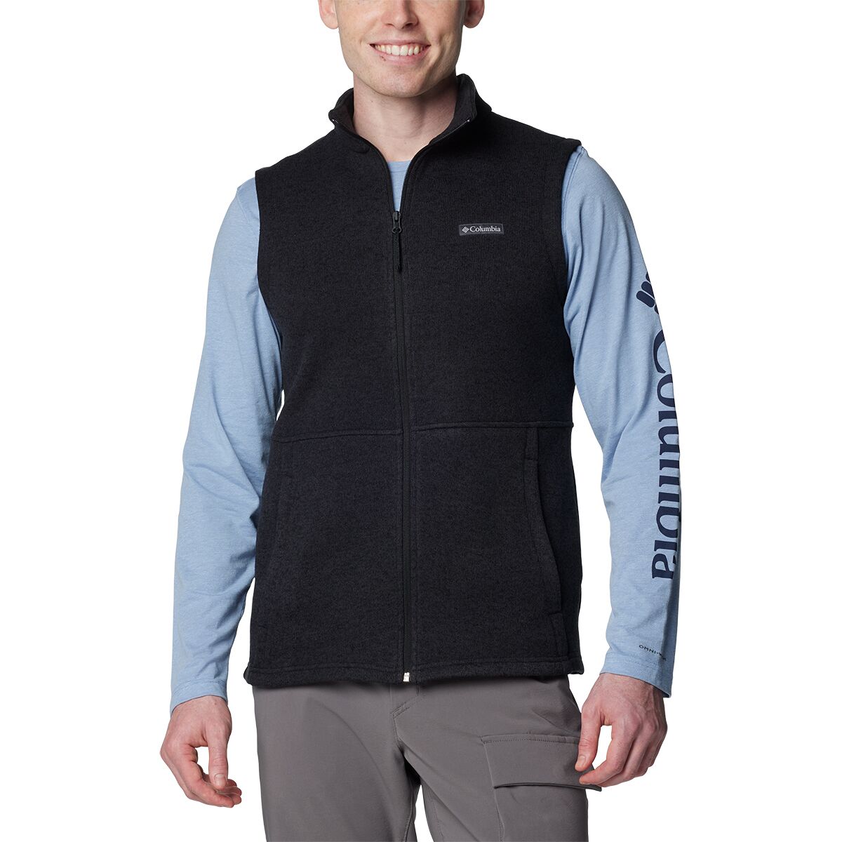 Image of Columbia Alto Pass Fleece Vest - Men's Black, M