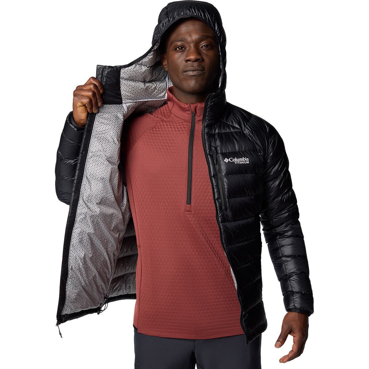Columbia Arctic Crest Down Hooded Jacket - Men's - Clothing