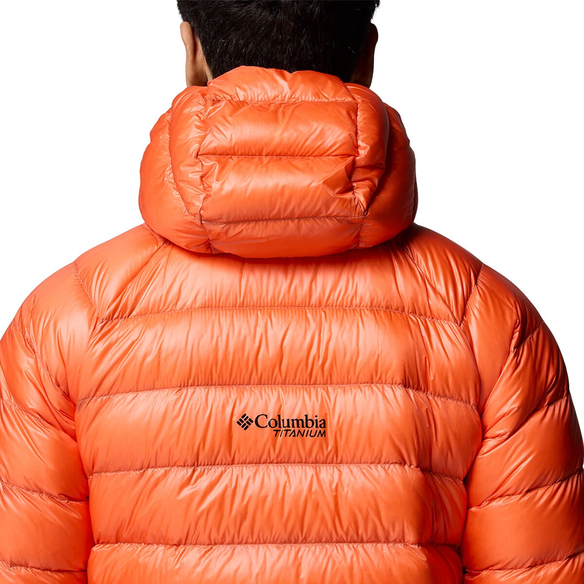 【超希少❗️】極暖Columbia ダウンジャケット　オレンジM Columbia Arctic Crest Down Hooded Jacket - Men's - Clothing