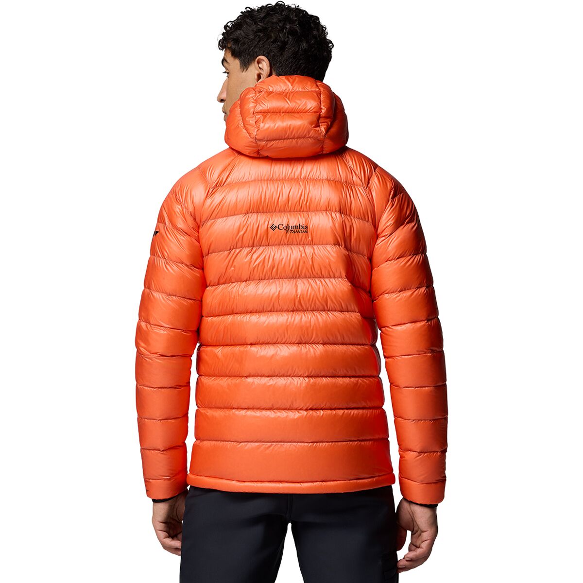 【超希少❗️】極暖Columbia ダウンジャケット　オレンジM Columbia Arctic Crest Down Hooded Jacket - Men's - Clothing