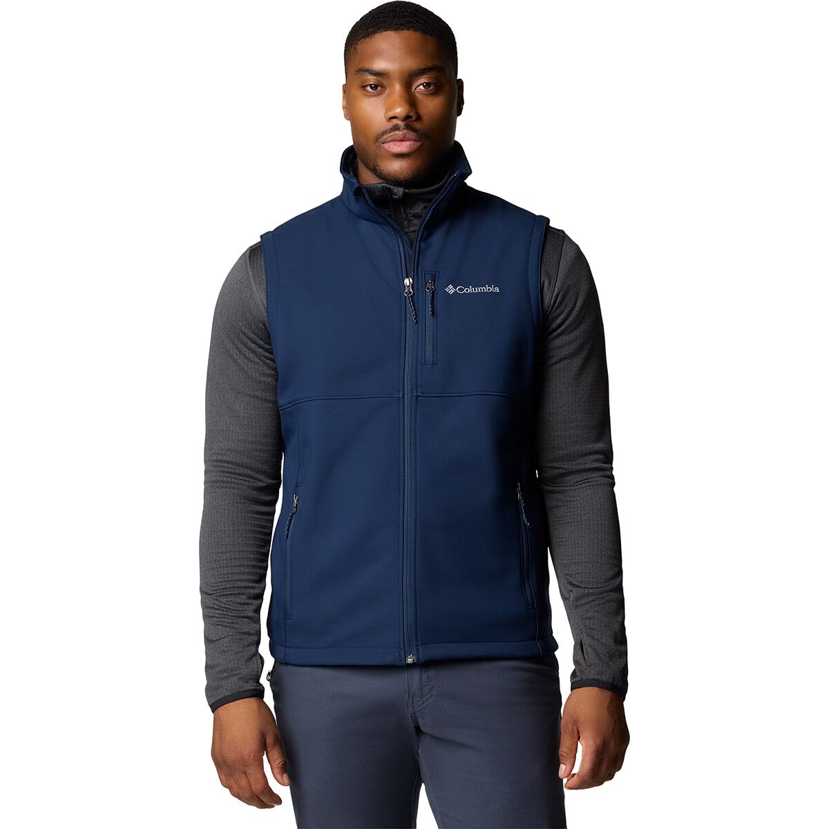 Image of Columbia Ascender II Softshell Vest - Men's Collegiate Navy, S