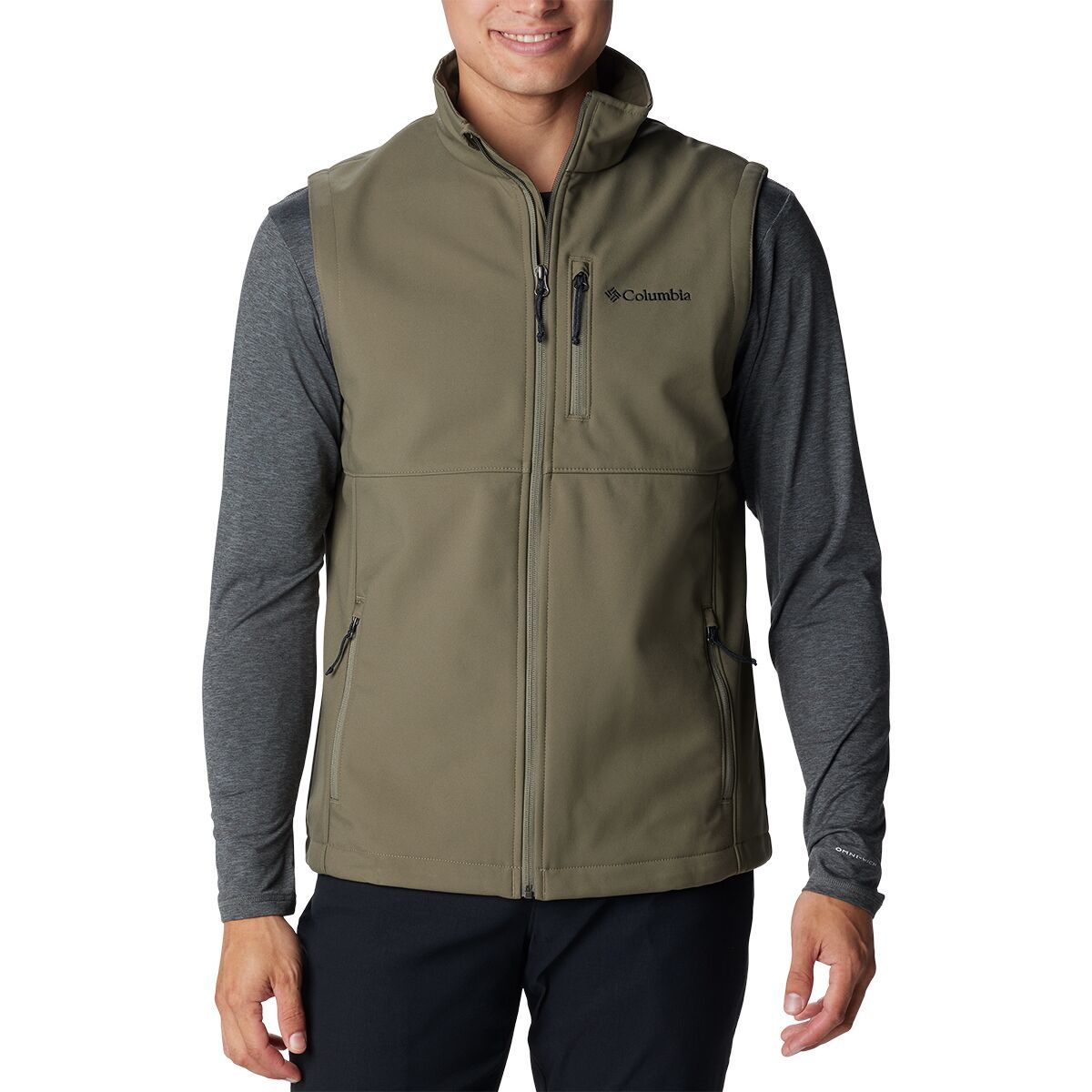 Image of Columbia Ascender II Softshell Vest - Men's Stone Green2, XXL