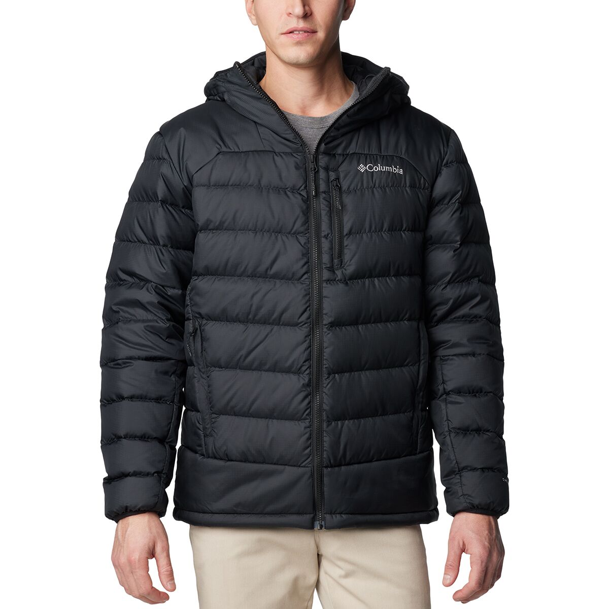 Columbia della fall mid hooded down jacket online
