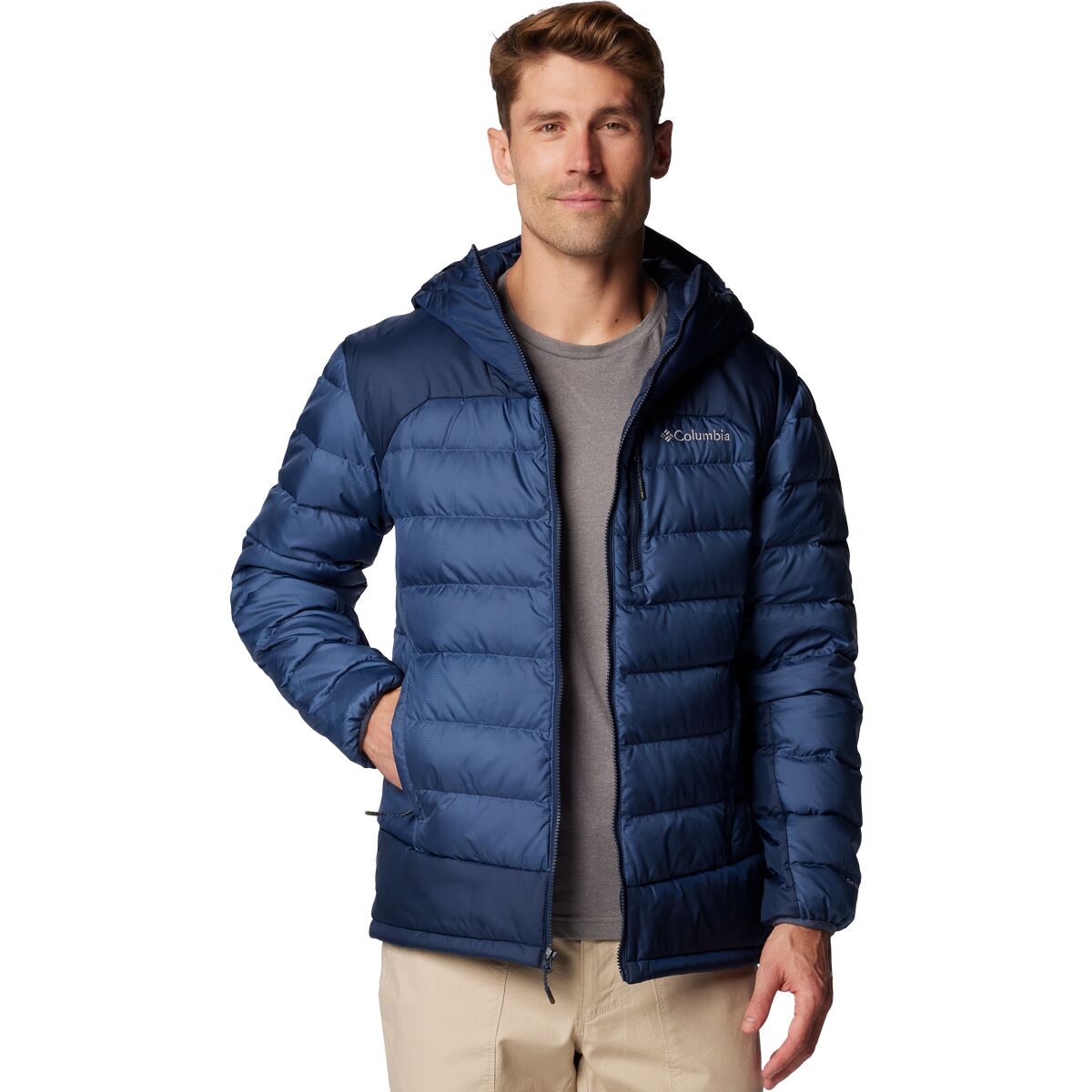 Columbia Autumn Park II Down Hooded Jacket - Men's - Clothing