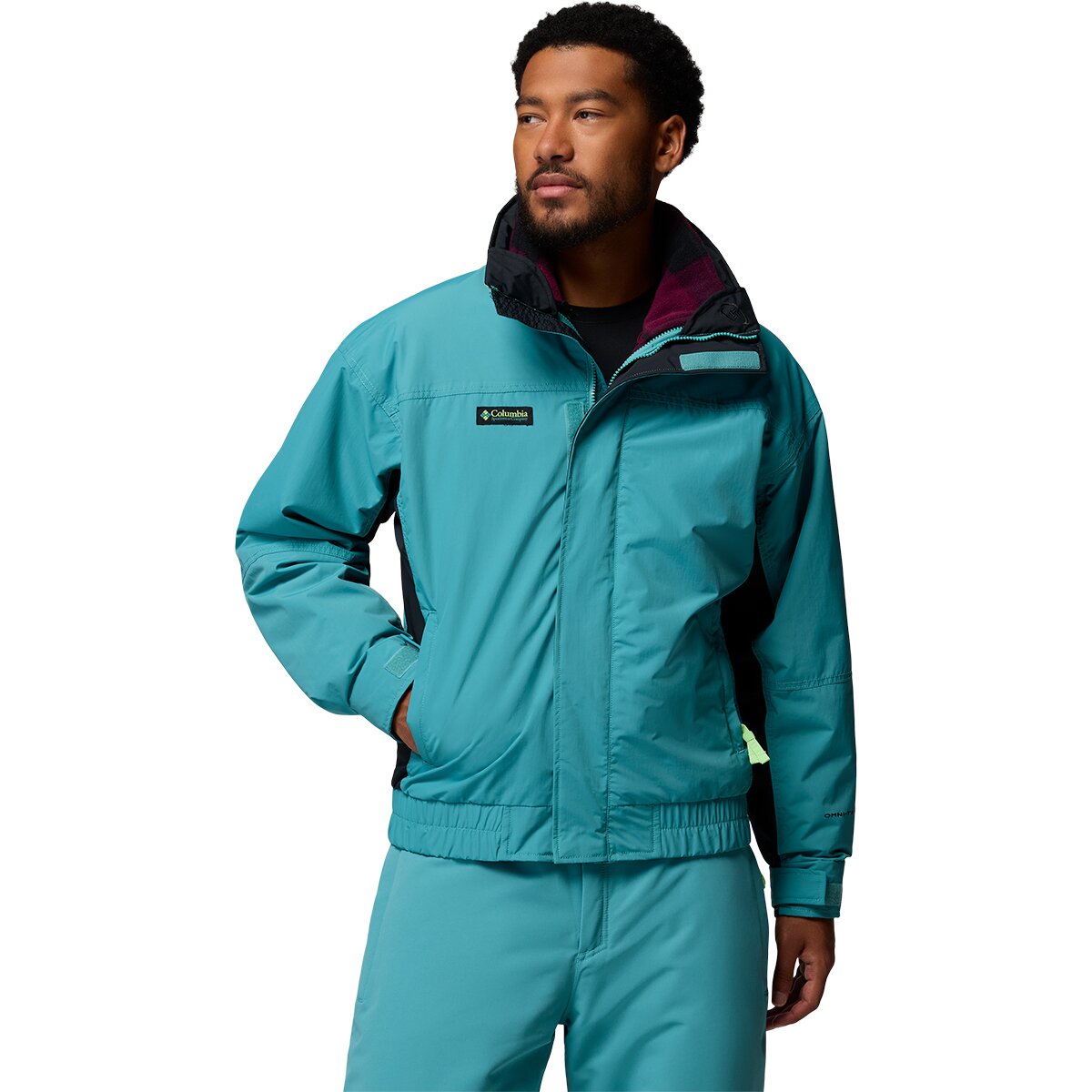 Image of Columbia Bugaboo II 1986 Interchange 3-in-1 Jacket - Men's Teal/Black, L