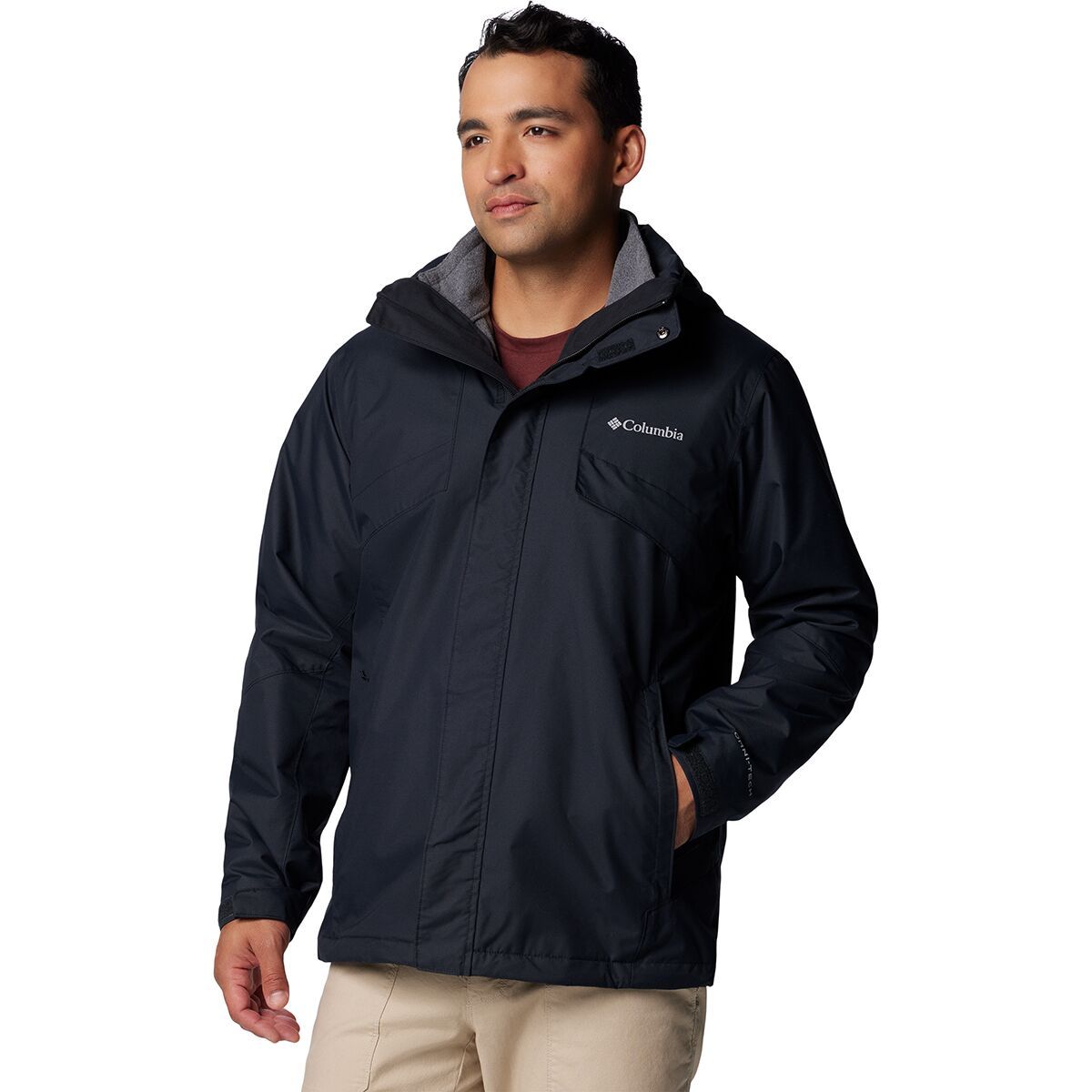 Columbia Bugaboo III Fleece Interchange Jacket - Men's Black, XL