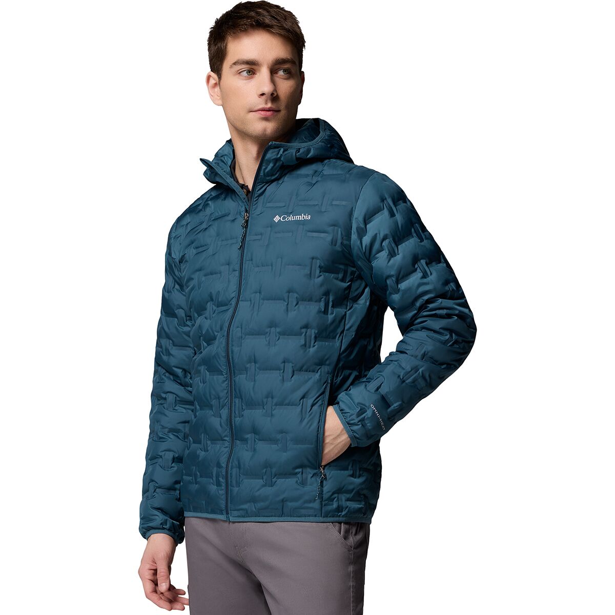 (取寄) コロンビア メンズ デルタ リッジ リ ダウン フーデット ジャケット Columbia men Delta Ridge II Down Hooded Jacket Everblue Columbia Delta Ridge II Down Hooded Jacket - Men's - Clothing