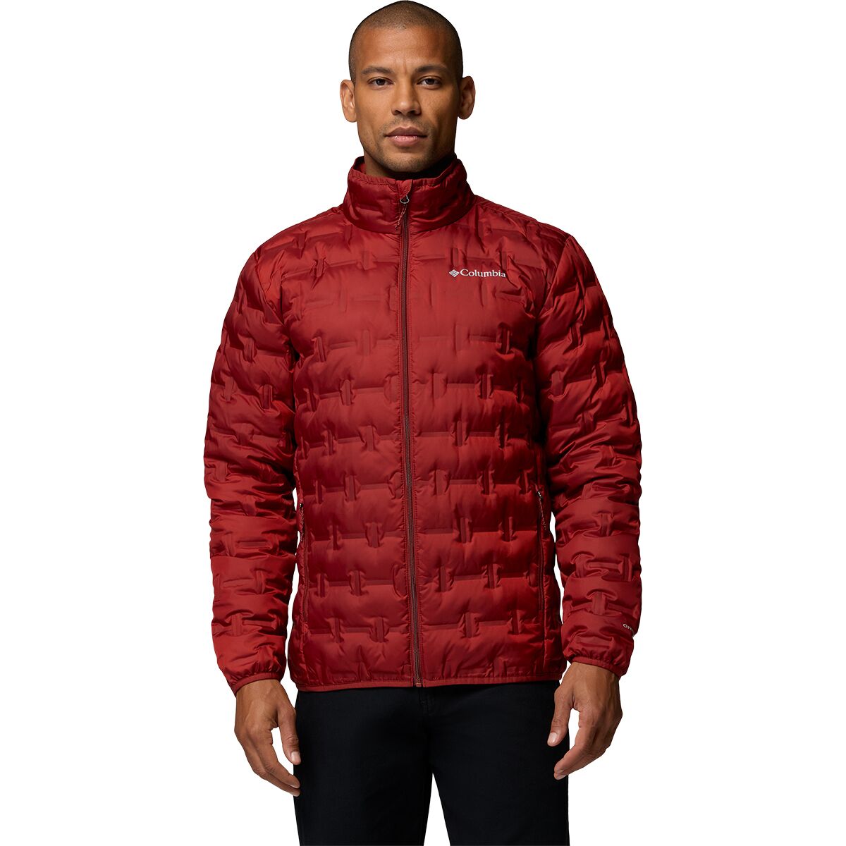 Image of Columbia Delta Ridge II Down Jacket - Men's Red Oxide, L
